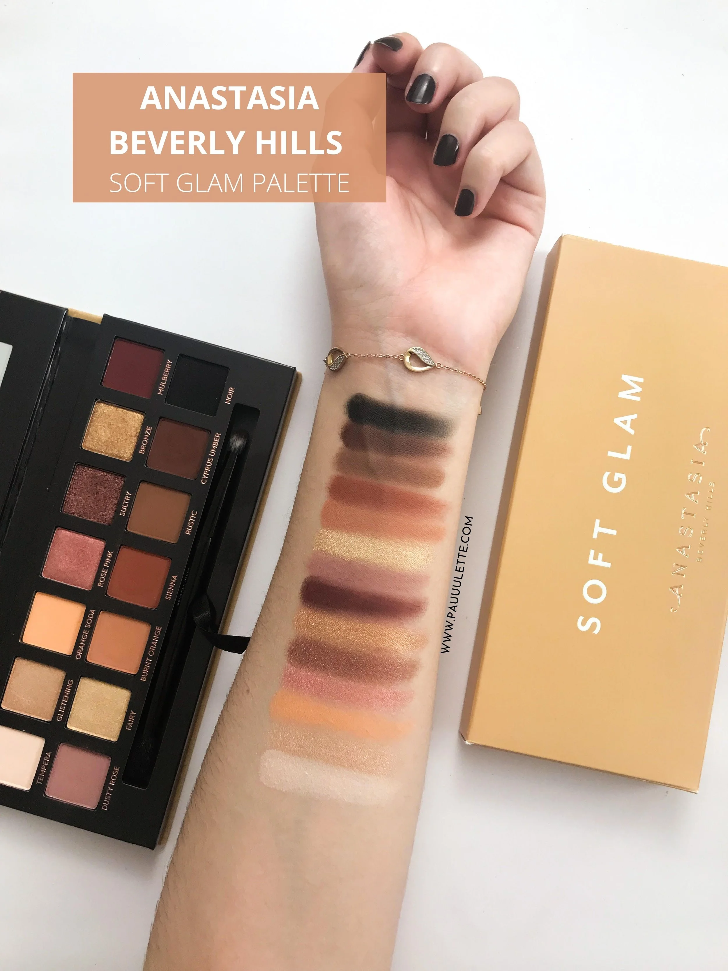 Anastasia Beverly Hills Soft Glam Palette Revue Avis Swatches anastasia-beverly-hills-soft-glam-palette-revue-avis-swatches