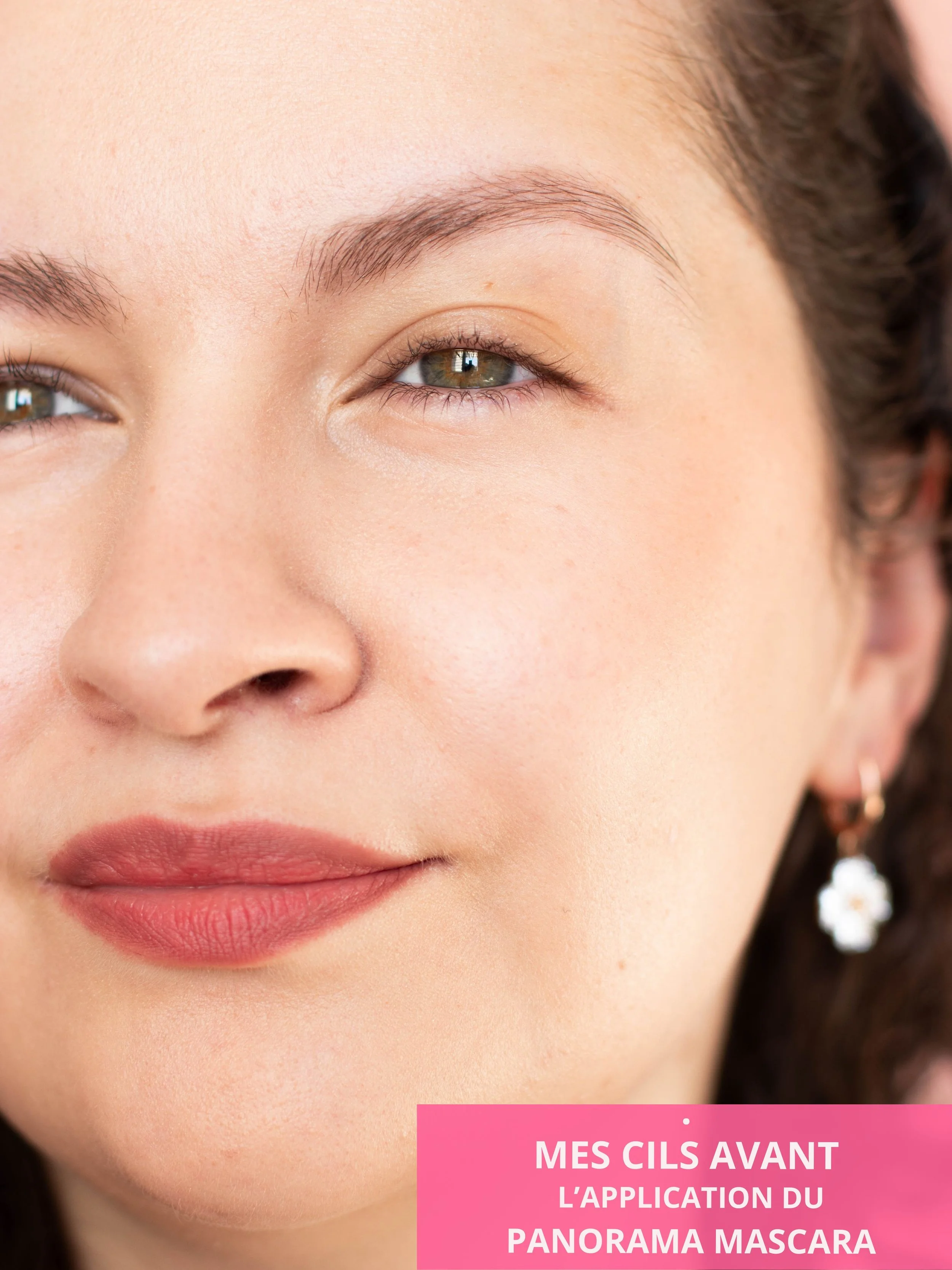 Zoom sur mes cils avant l'application du mascara Panorama de L'Oréal Paris