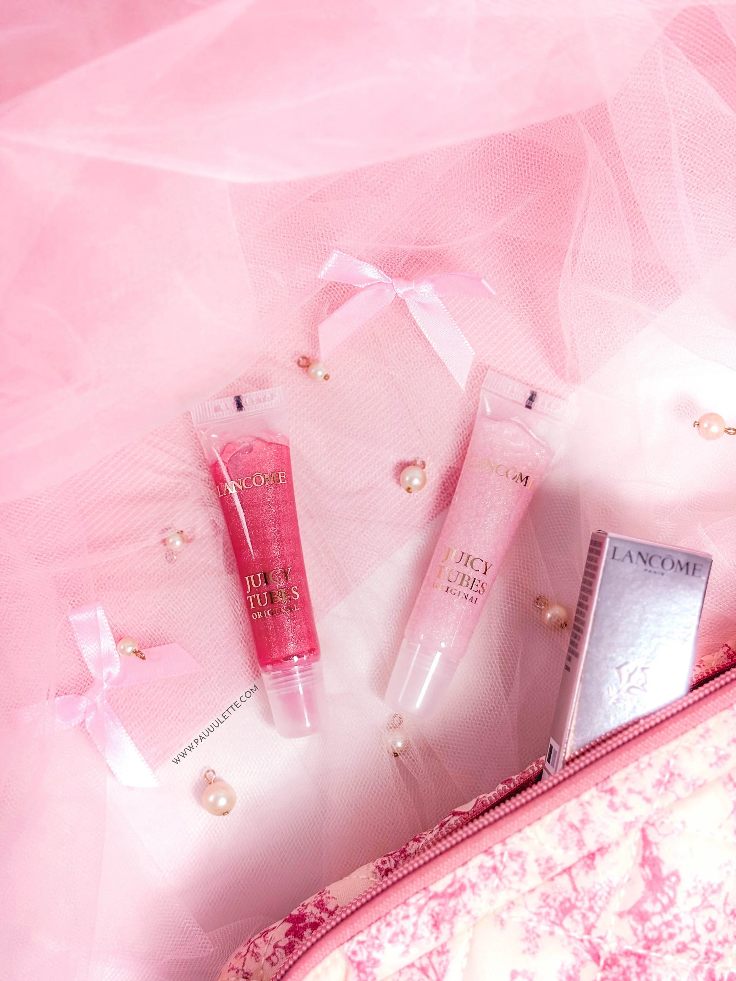 Lancôme Juicy Tubes 05 Marshmallow Electro et 07 Magic Spell, vue d’ensemble