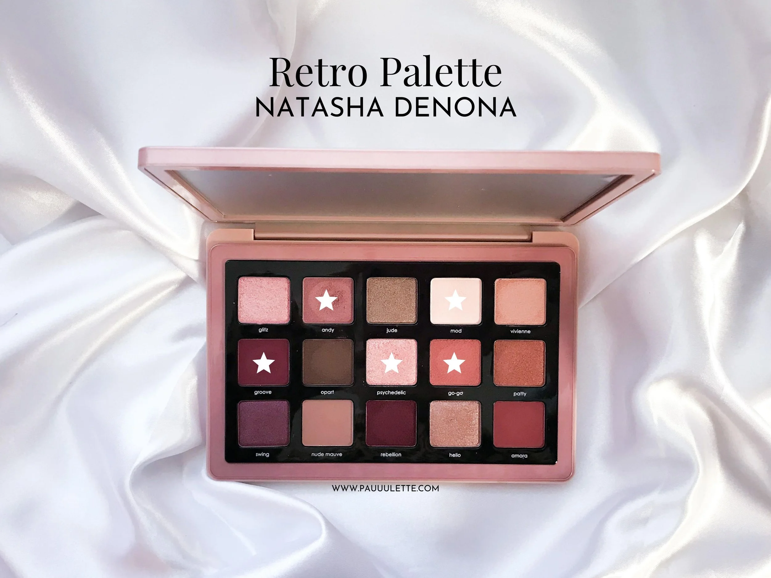 Idée maquillage avec la Retro Palette de Natasha Denona