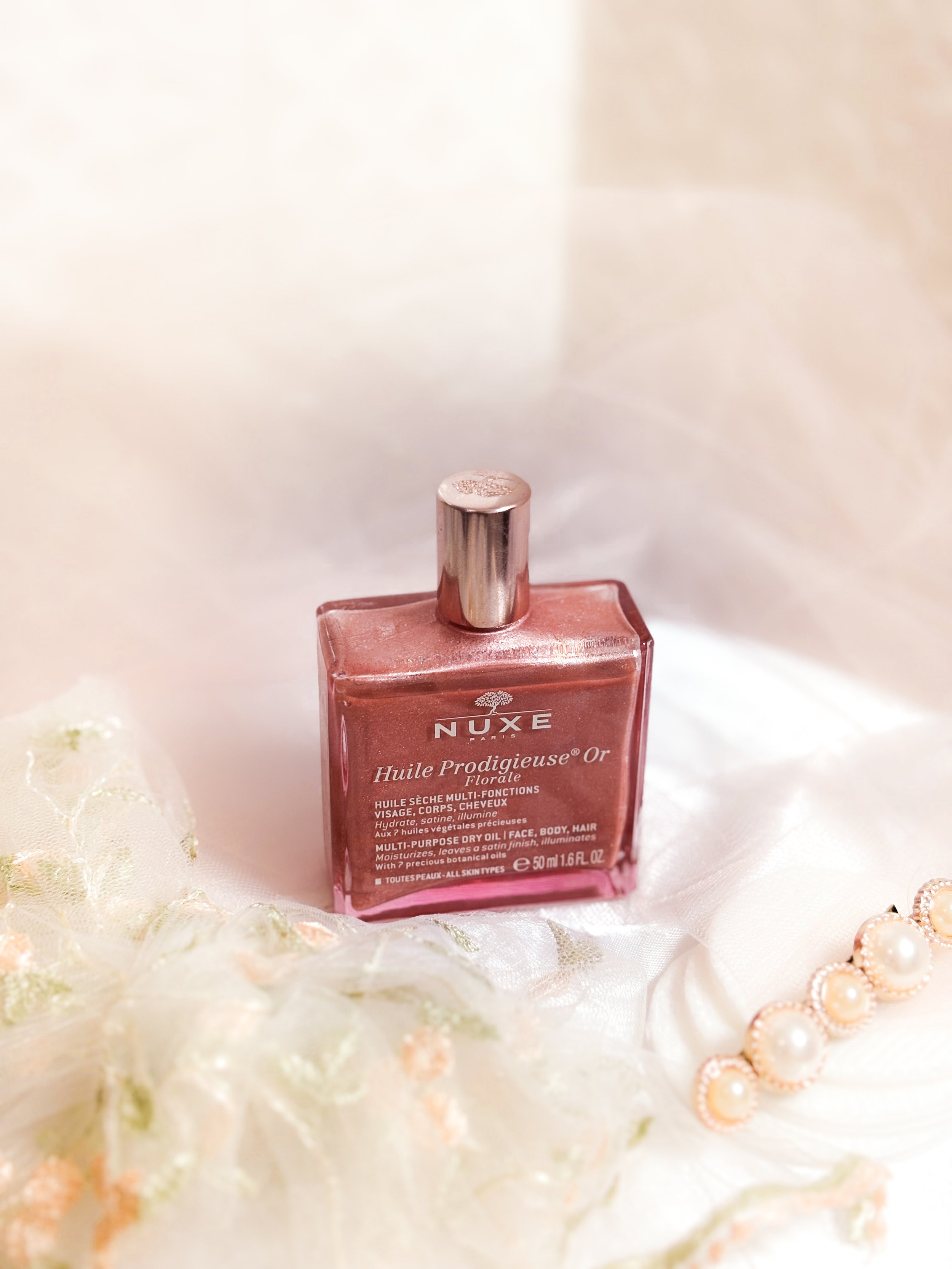 Nuxe Huile Prodigieuse Or Florale huile sèche nourrissante et pailletée