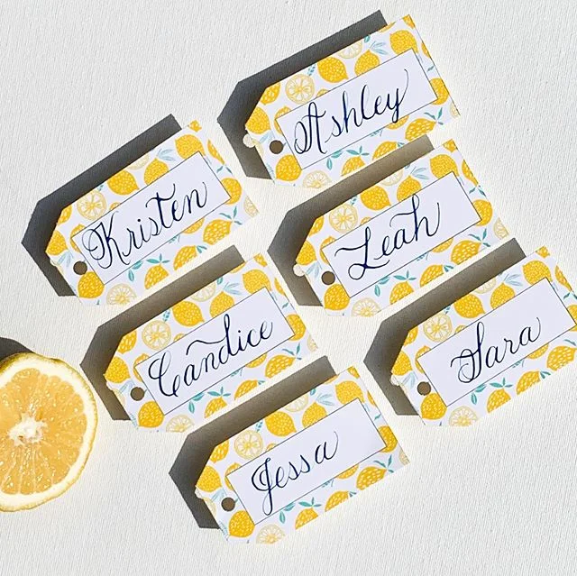 🍋 Contact me if you want to sweeten up your next event with custom gift tags! 🍋