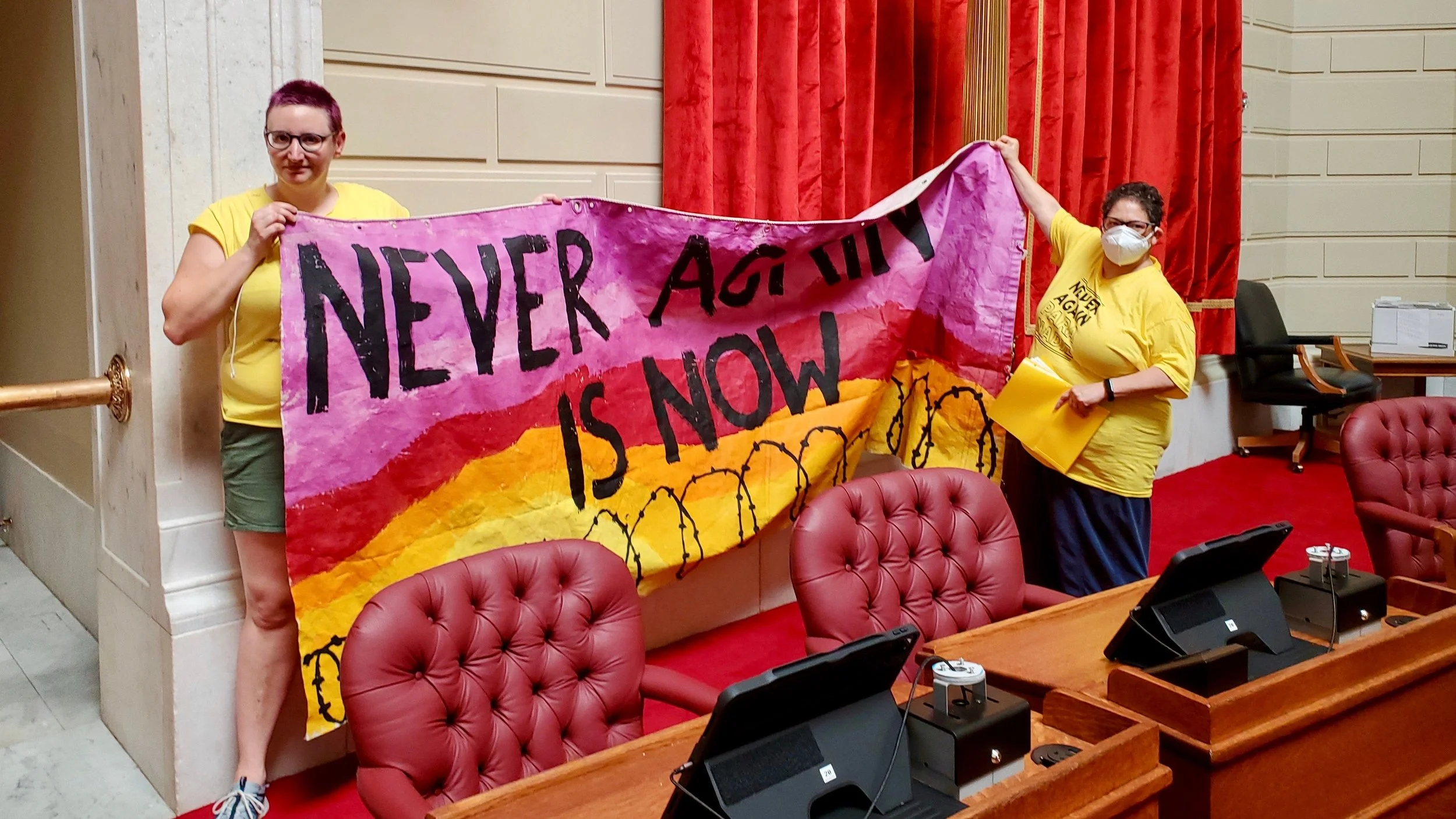 Never Again RI brings battle against The Wyatt to the House floor