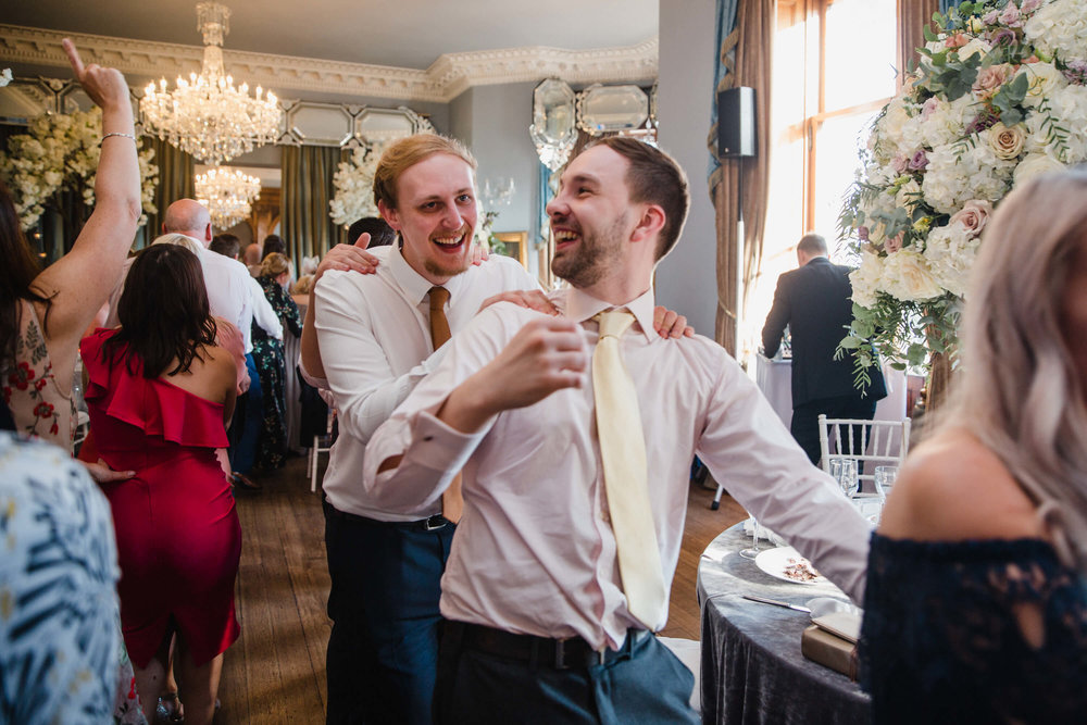 guests dancing to howard wing entertainment