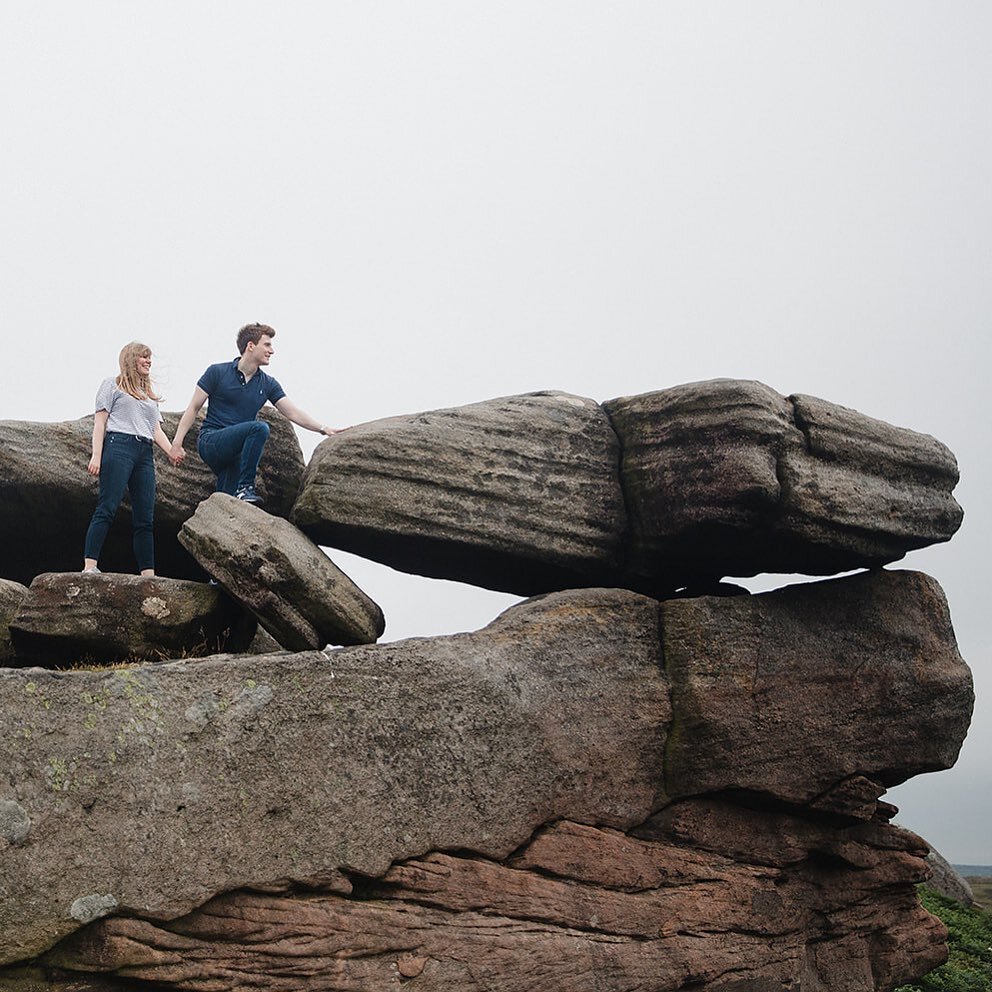 Pre-Wedding Vibes!
Alice and David get married today at St Alban&rsquo;s Macclesfield then off to Hilltop Country House.

Can&rsquo;t wait! 😀 Here&rsquo;s a little shot of what we were up to for their pre-wedding shoot at Stanage Edge in the Peak Di