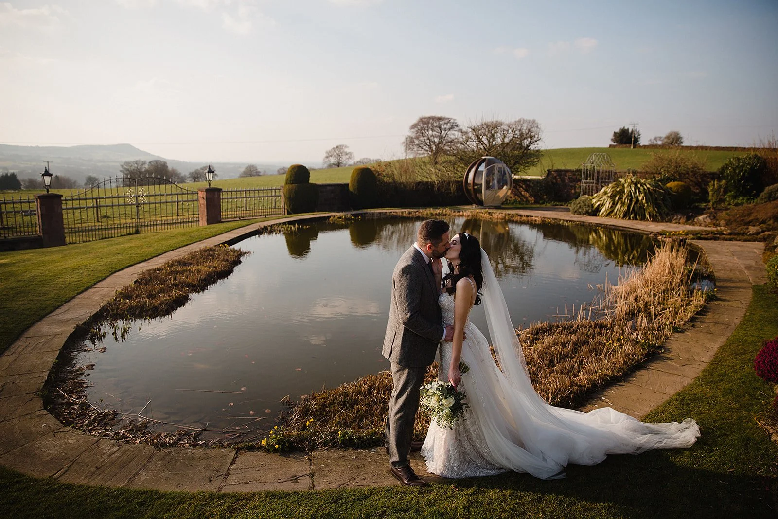heaton-house-farm-wedding-water-gardens-golden-hour-portrait.jpg