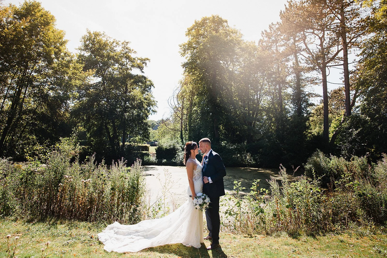 inglewood-manor-wedding-golden-sunlight-pond-portrait.jpg