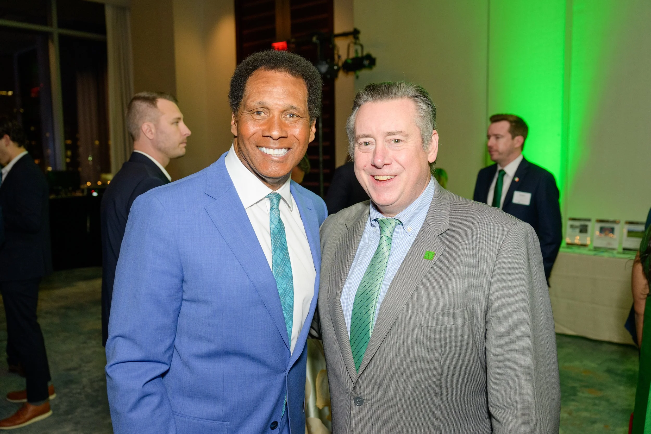 Sean Moynihan with Steve Burton 