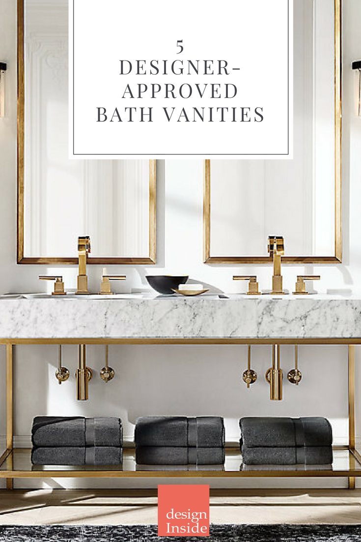 5 Designer Approved Bathroom Vanities, Restoration Hardware Bath Vanity