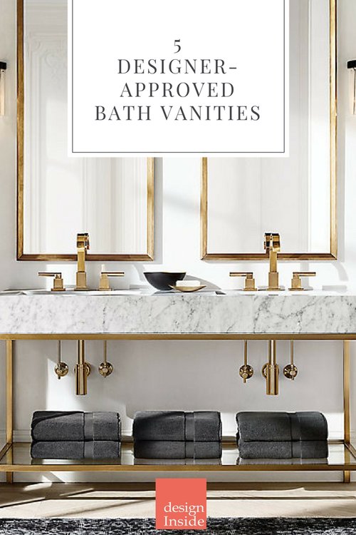 5 Designer Approved Bathroom Vanities, Restoration Hardware Bathroom Vanity Accessories