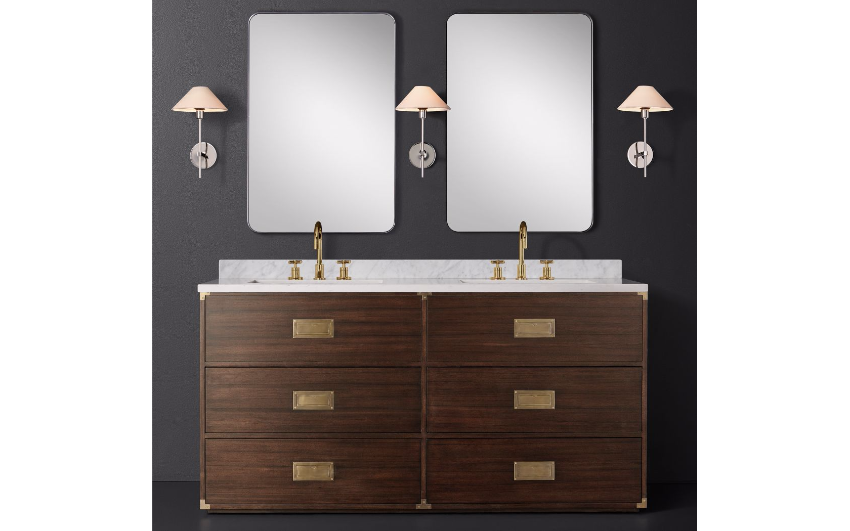 Open Face Bathroom Vanity