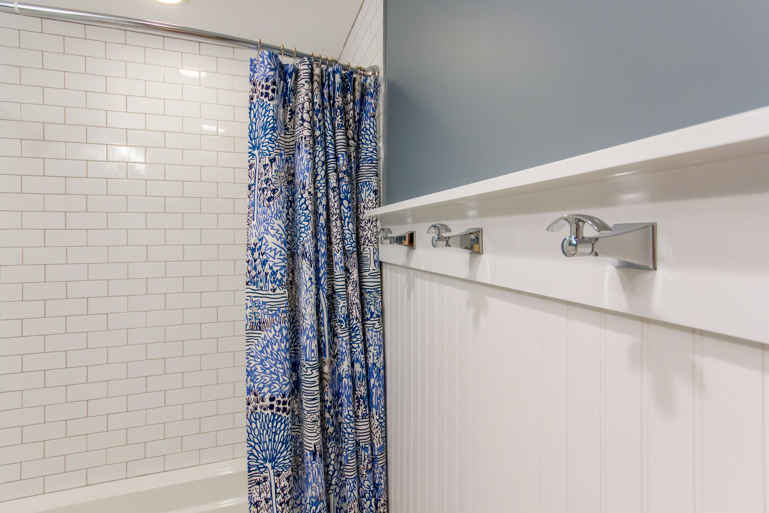 Classic Chicago Bathroom Remoodel, Chicago El Shower Curtain