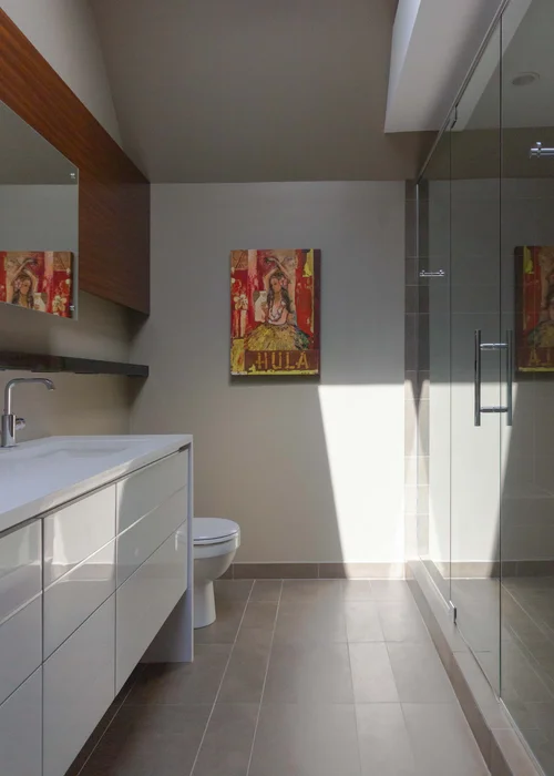 Modern Chicago Master Bathroom Design Inside