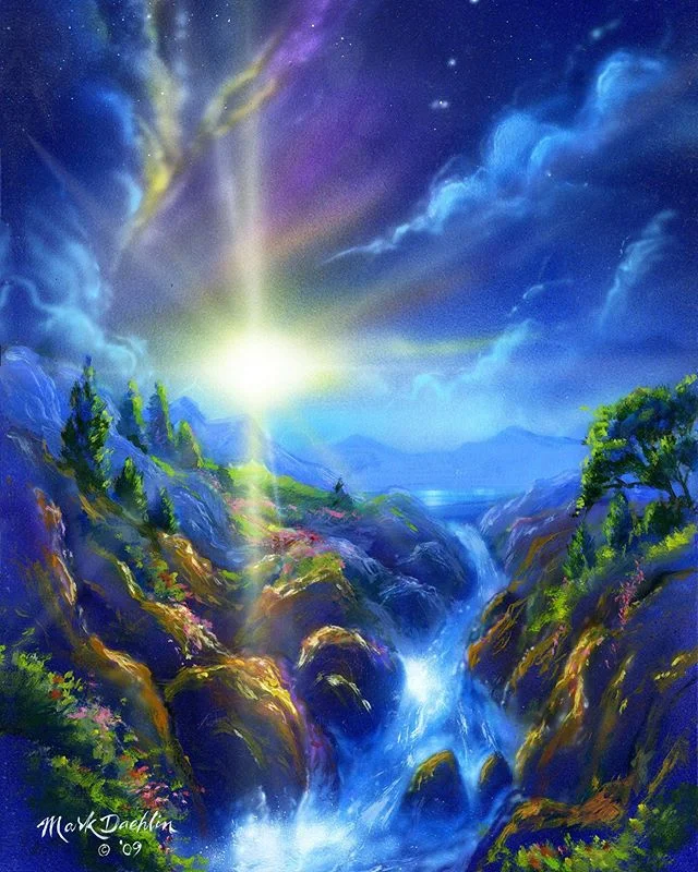 Awakening at Dawn | Mixed media on masonite 
This painting came from a desire to create a feeling of refuge and serenity 
#art #landscapes #wonderofnature #painting #oilpainting #acrylicpainting #clouds #sunsets #natureart #inspirationalart #inspirat