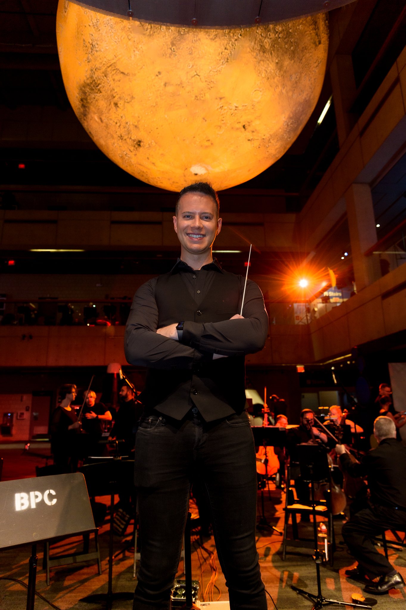 Brendan Kenney, conductor of the Firebird Pops Orchestra