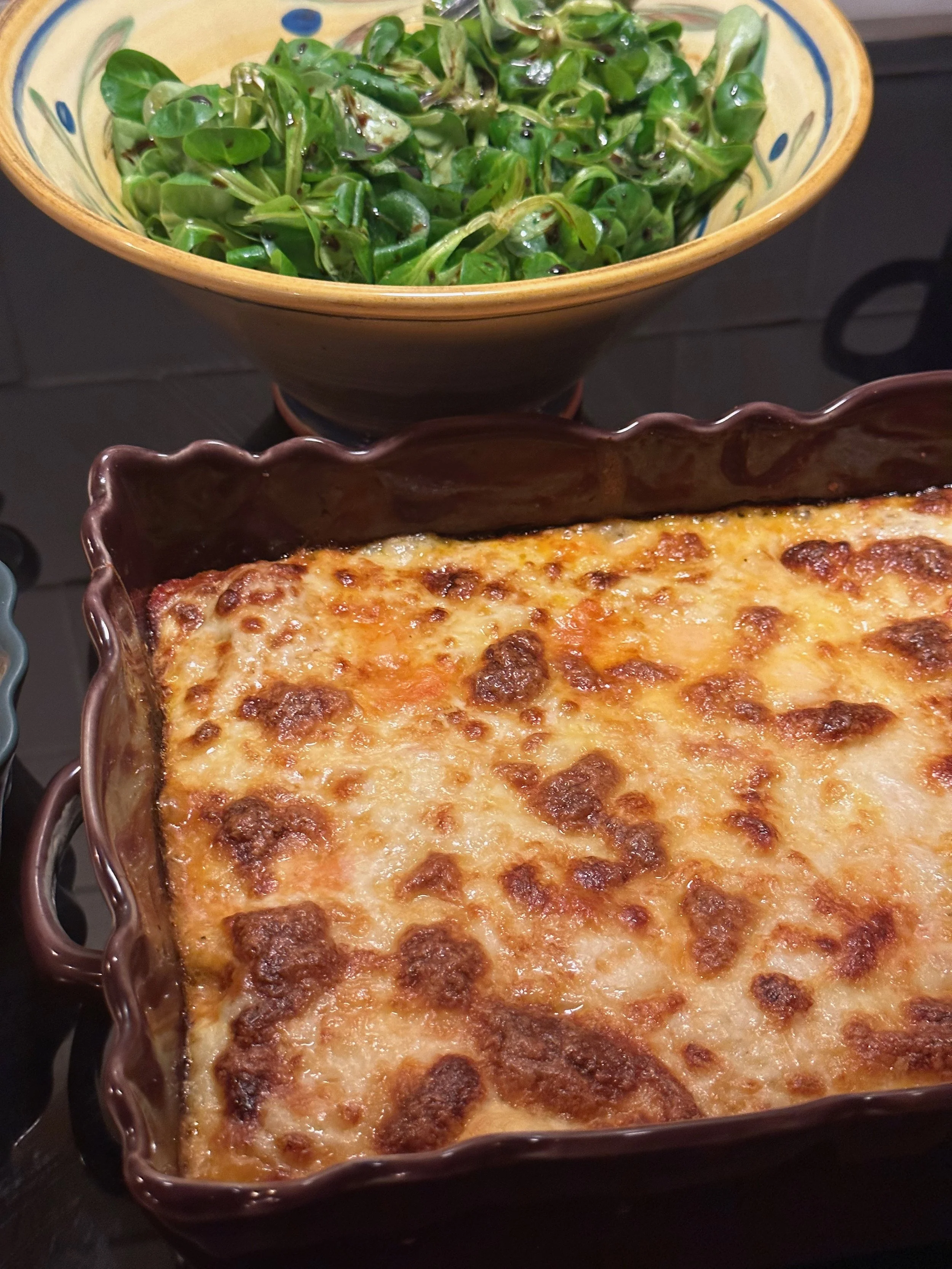 Cannelloni met ricotta en spinazie