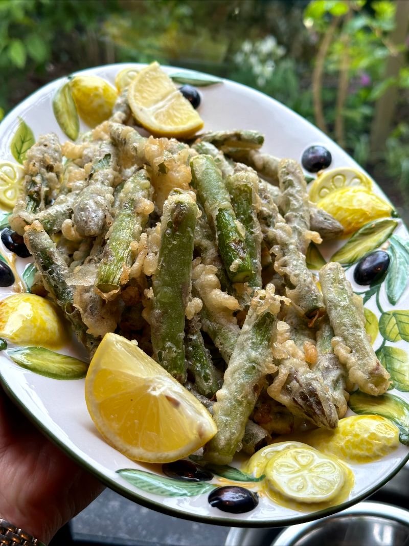 Fritto misto met knoflook-citroen mayonaise