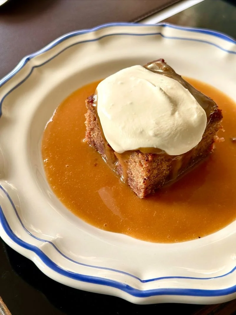 Earl Grey Sticky Toffee pudding