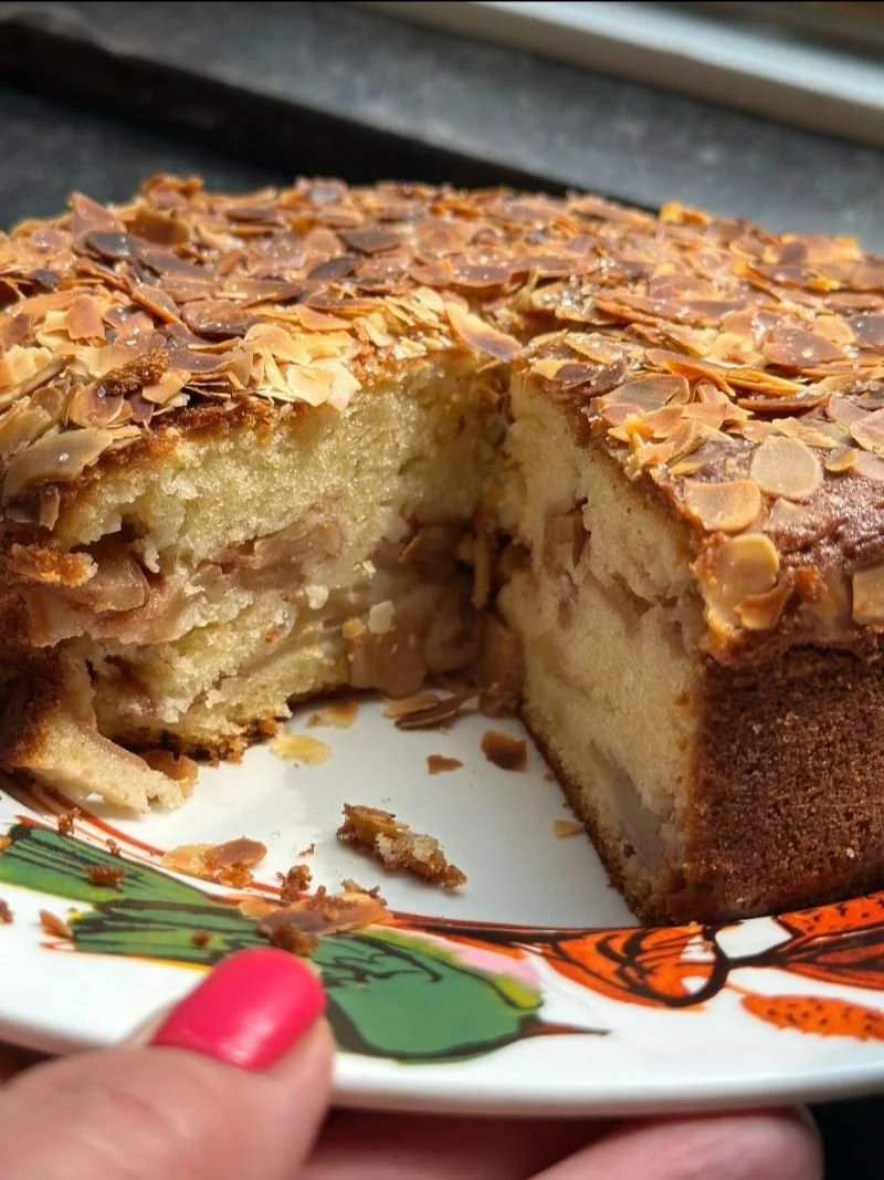 Appelcake met mascarpone en kaneel