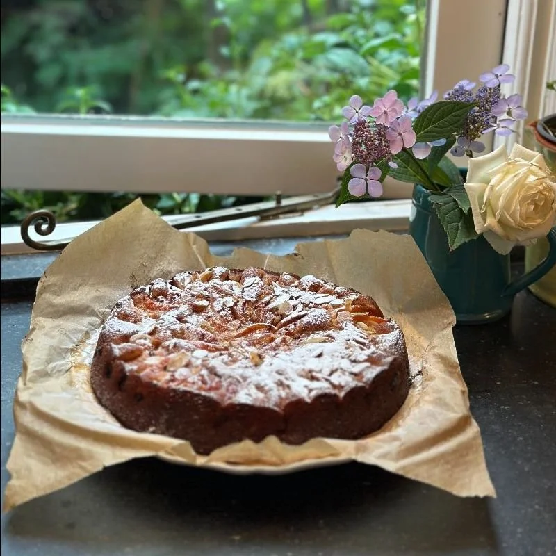 Abrikozen amandel cake