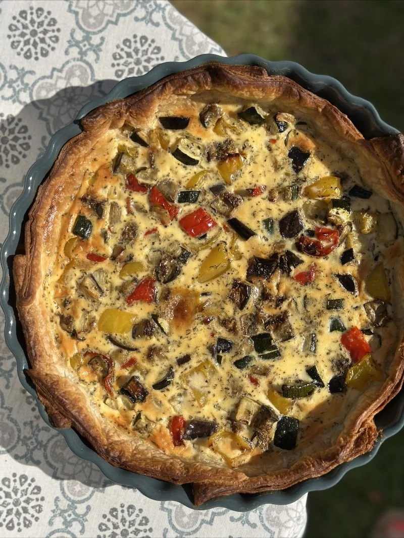Ratatouille quiche