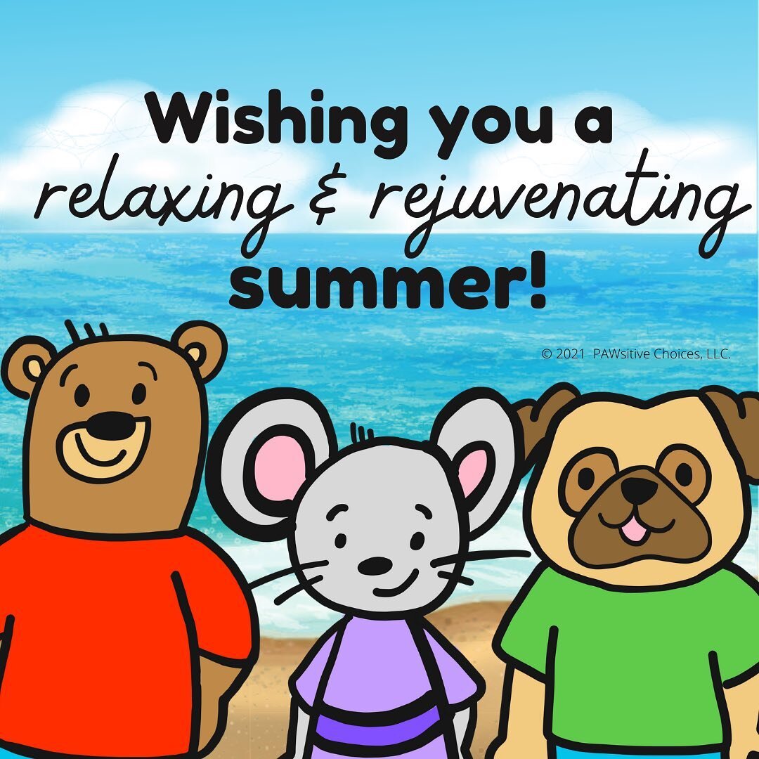 Happy summer! ☀️😎🏝 

#happysummer #summer #childrensillustrations #socialandemotionallearning #teachersfollowteachers #pawsitivechoices