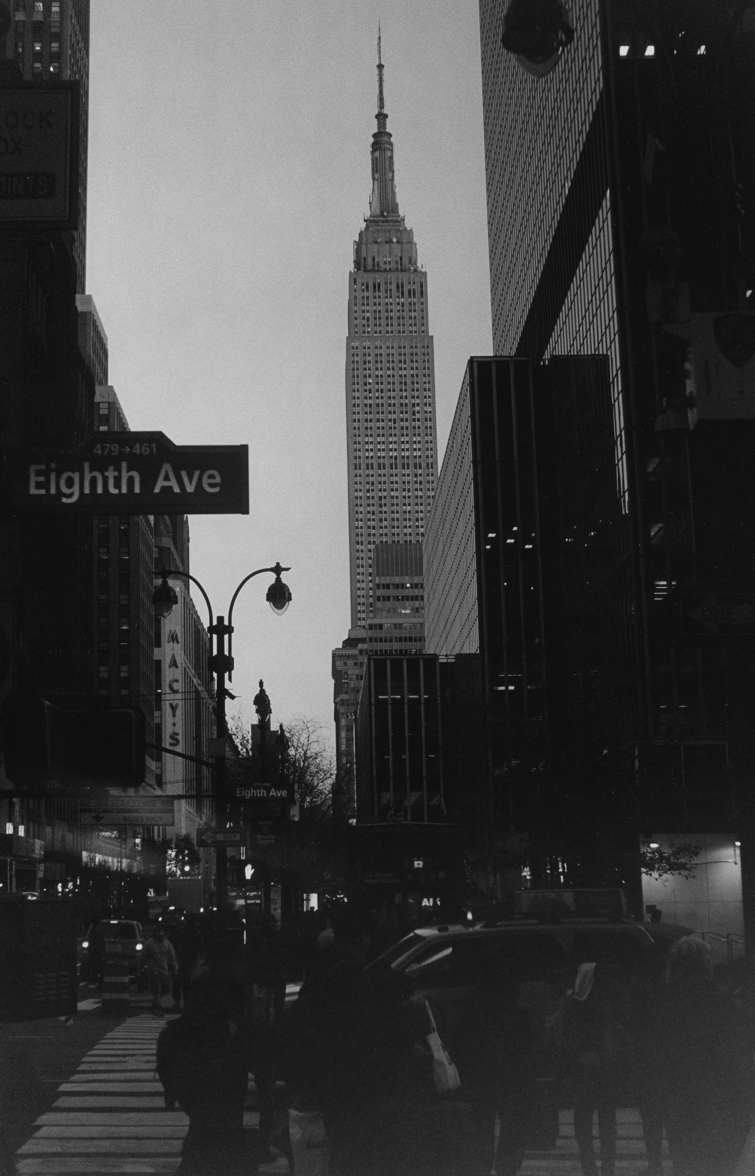 Eighth Avenue at Dusk