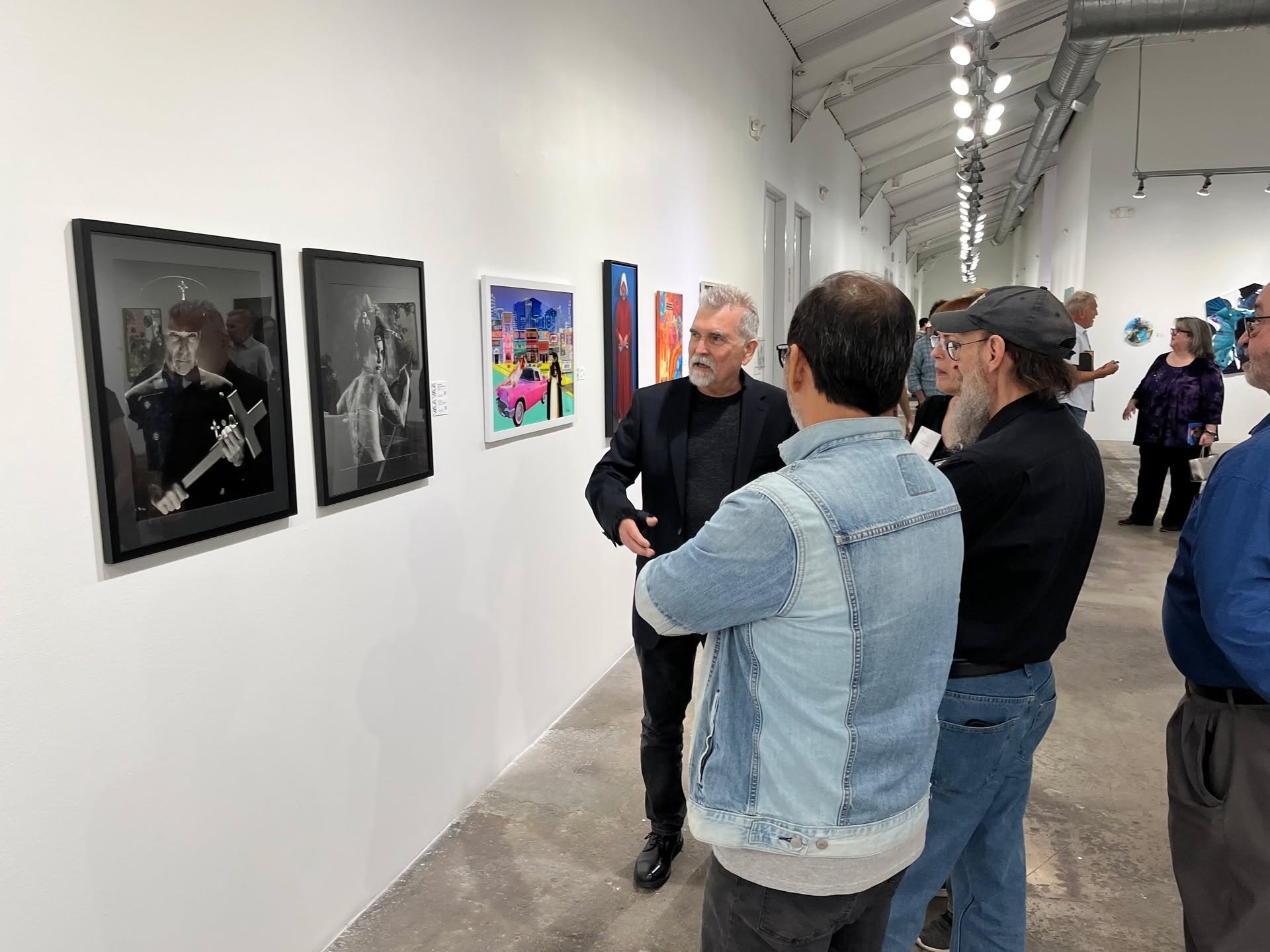 A wonderful opening reception last night for the VAA 41st Annual Member's Juried Exhibition at Sabine Street Studios! Juror Michael Golden did a great talk describing his thoughts as he brought together this incredible collection of works. I enjoyed 