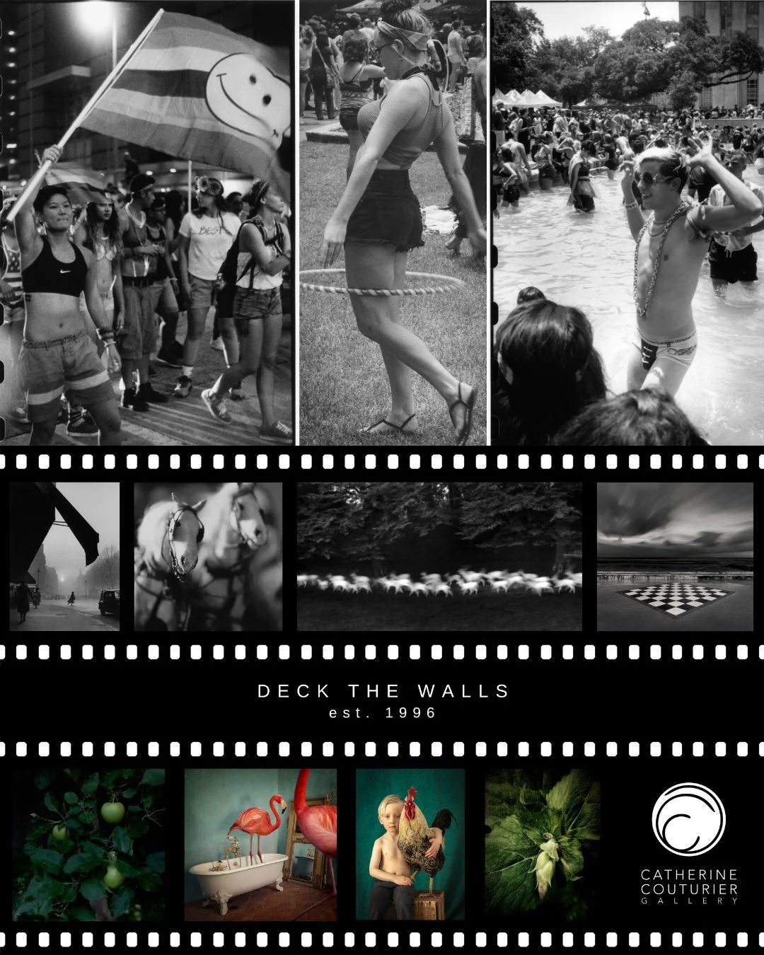 This Saturday, January 10th is the last day to see the Deck the Walls show at Catherine Couturier Gallery in Houston. I'm thrilled to have four prints displayed in this show surrounded by an amazing array of images by incredible artists, both contemp