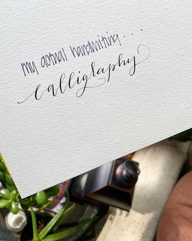 In my calligraphy class, I start by having the students examine their own handwriting, and as they move into practicing calligraphy , to look at letters as shapes and leave the muscle memory behind. This practice helps to shift your thinking about wr