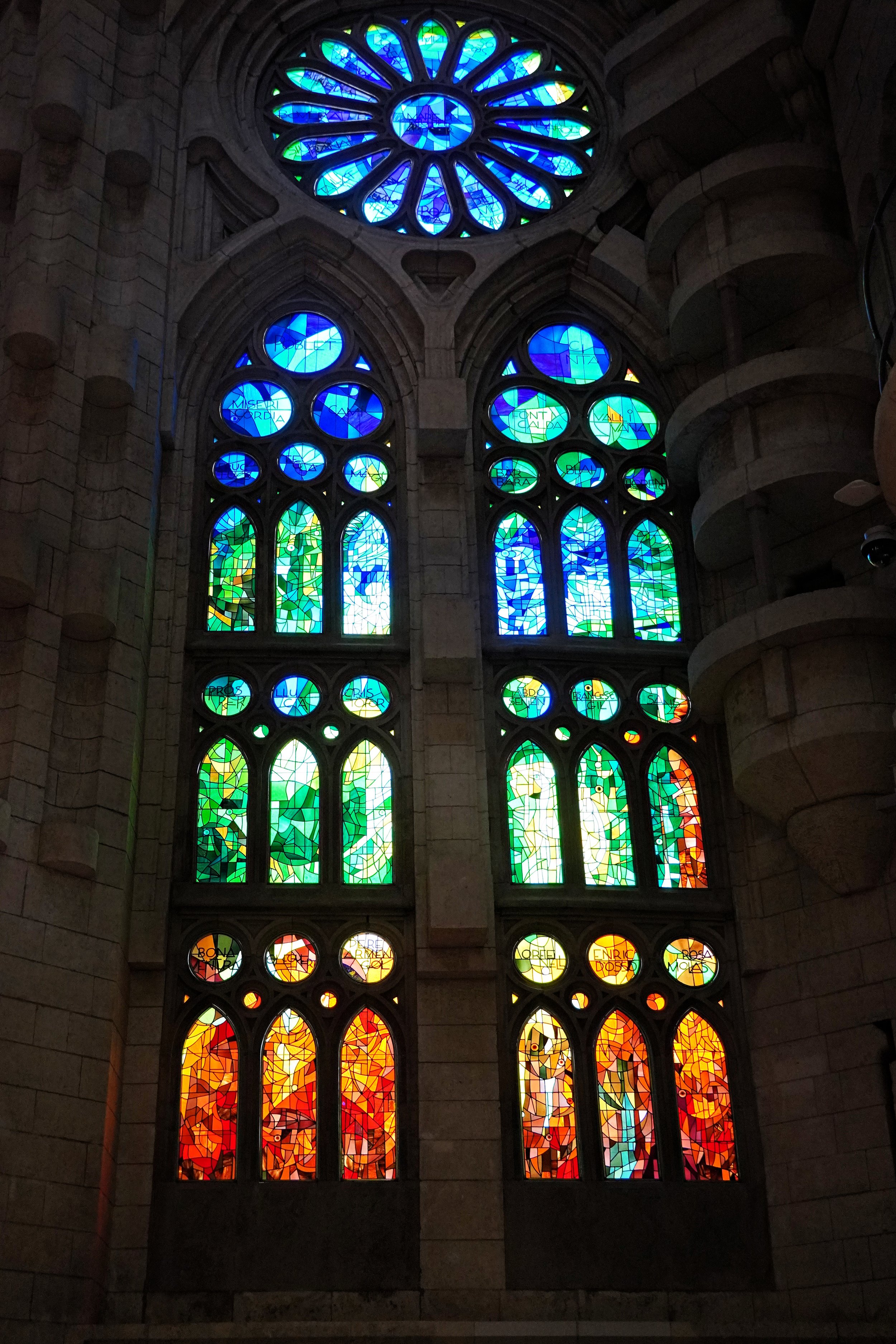 Barcelona - Sagrada Interior Stained Glass.jpg