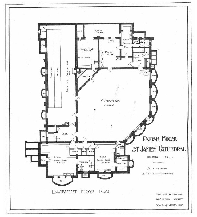 Parish House, Basement Floor