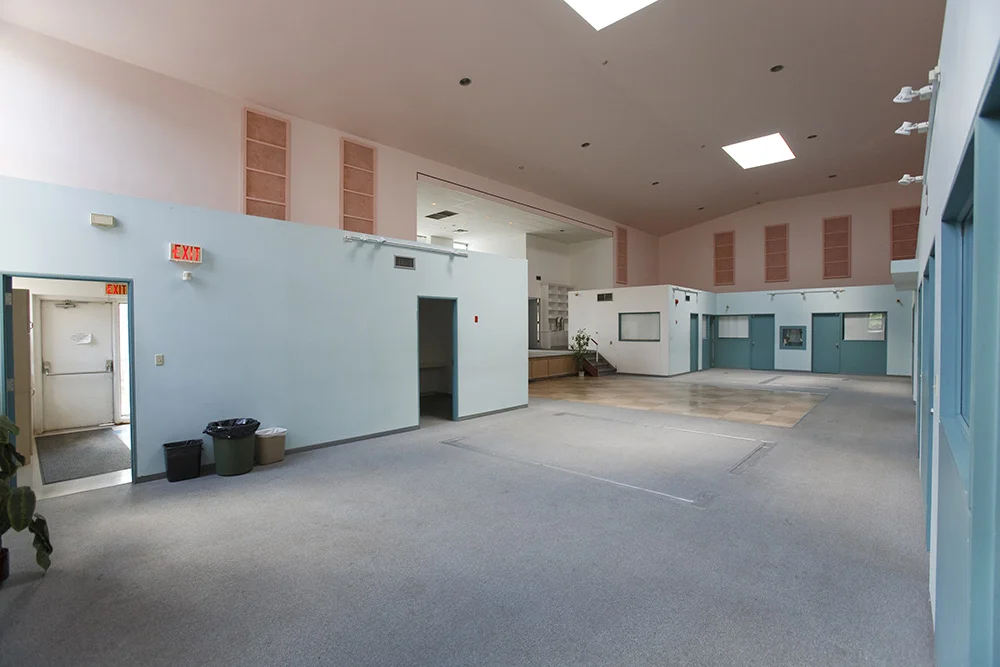 Parish House Auditorium where Snell Hall is currently located.