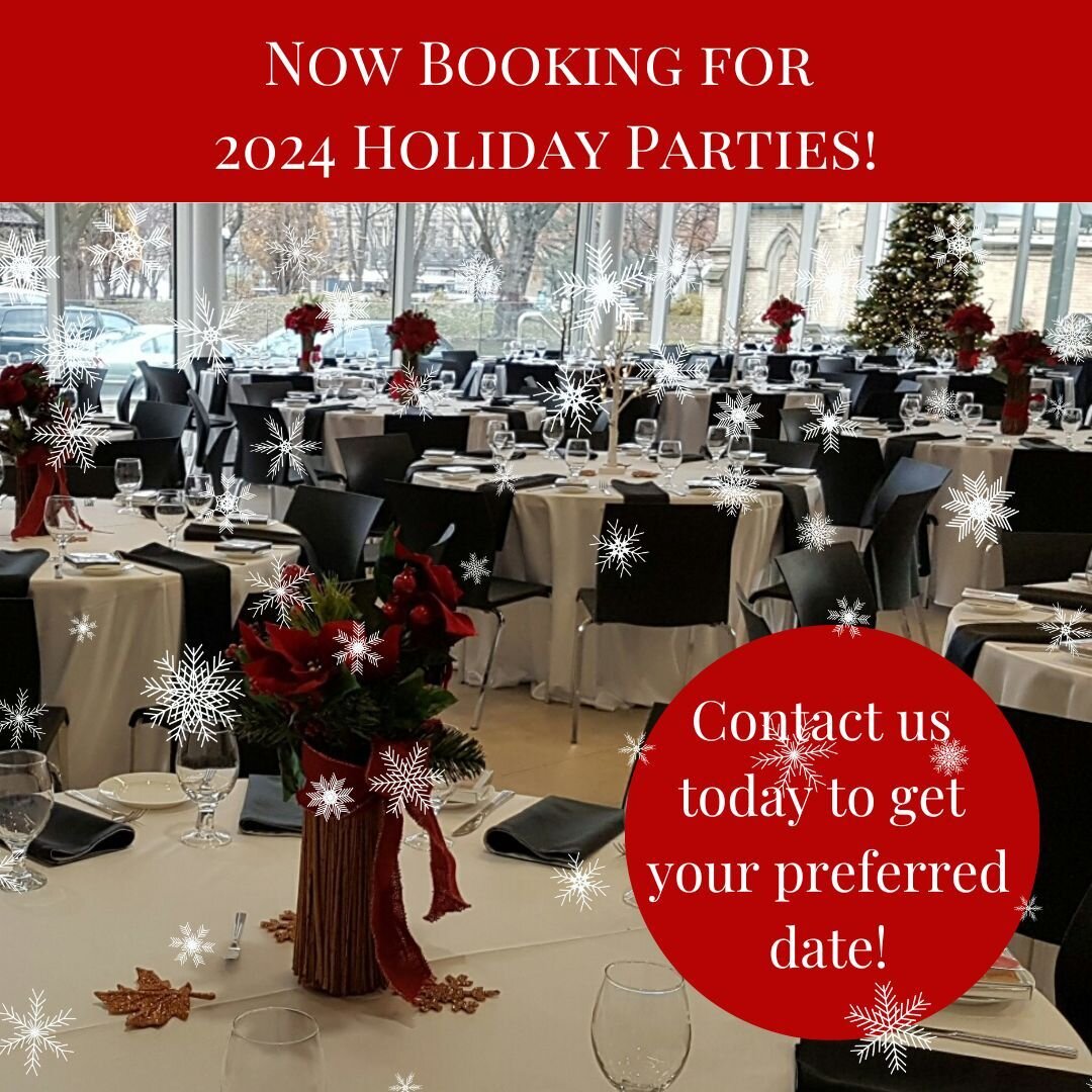 It's never too early to book your holiday party for next year! We have a lot of dates available. 

Contact us for availability and pricing!

#sjcceventvenue 
#cathedralcentre 
#stjamescathedralcentre 
#torontovenue 
#torontoevents 
#eventvenues 
#eve