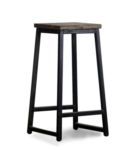 Bar Stool No. 1 Gunmetal - Pine.png