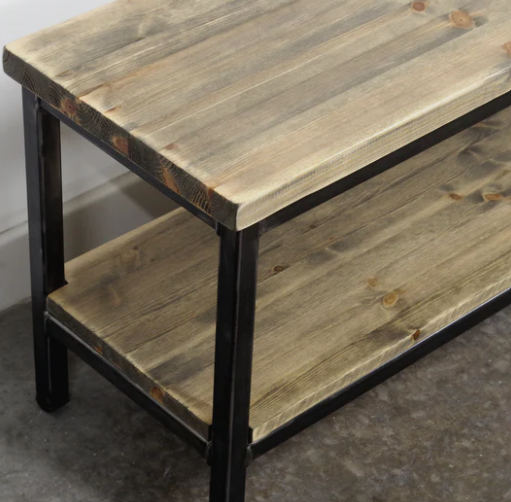 Bench No. 2 Gunmetal - Pine (Close up).png