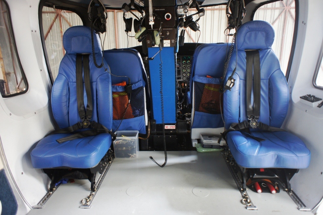 Flight Structures Crew Seats installed into Sikorsky S72