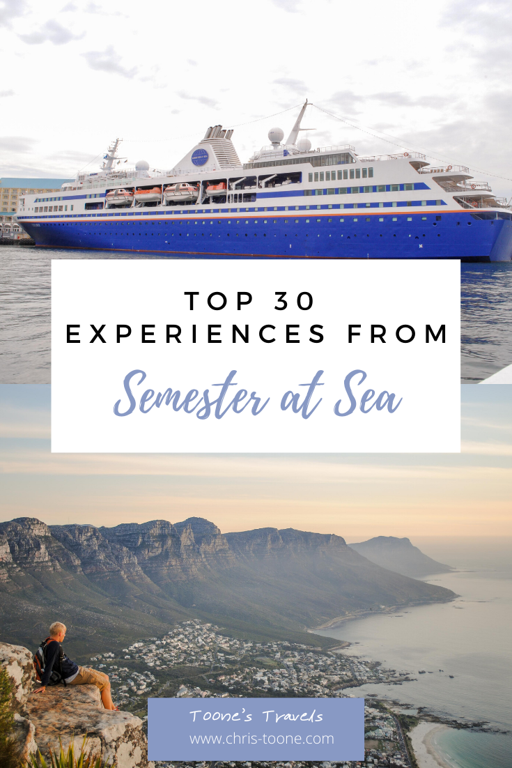 Top 30 Experiences from a Semester at Sea: Here's what a 110 day trip around the world is like