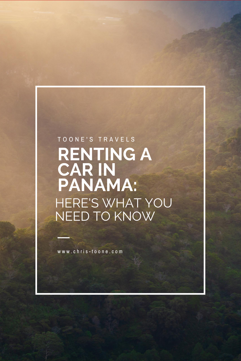Renting a Car in Panama | Toone's Travels