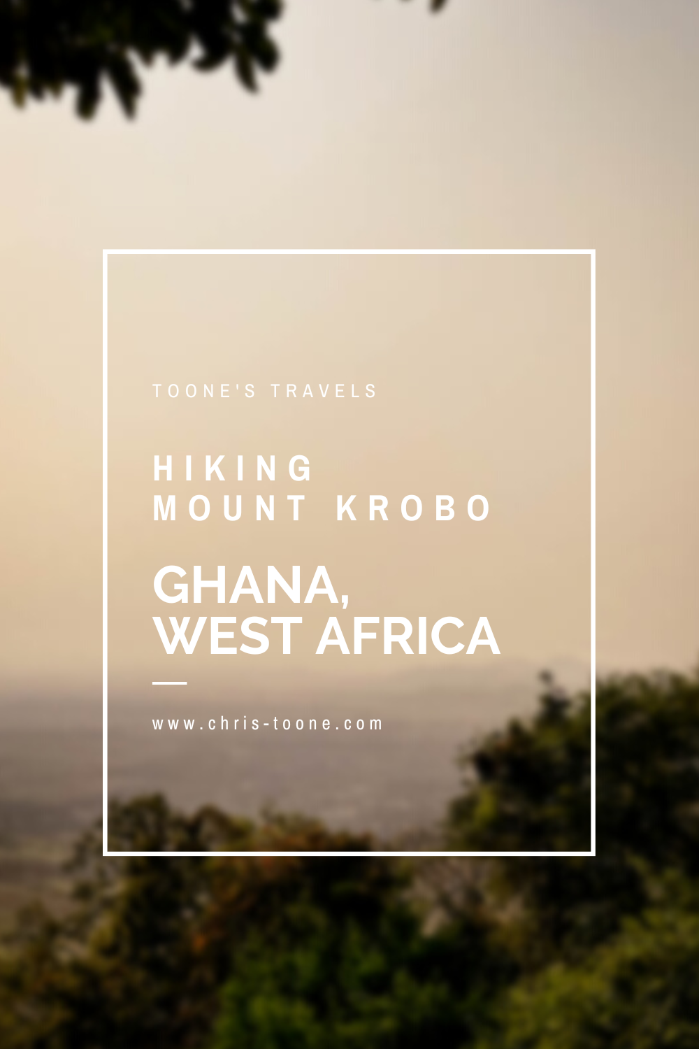 Hiking Mount Krobo - Ghana