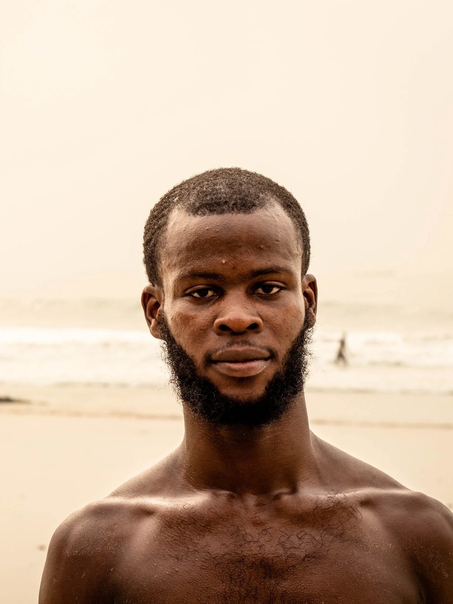 Fisherman on the beaches of Kokrobite, Ghana