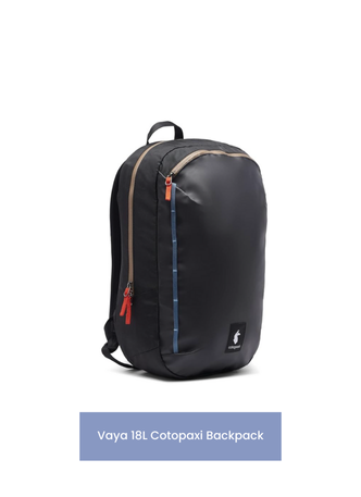 Cotopaxi Vaya 18L Backpack - CADA Dia - Black 18L
