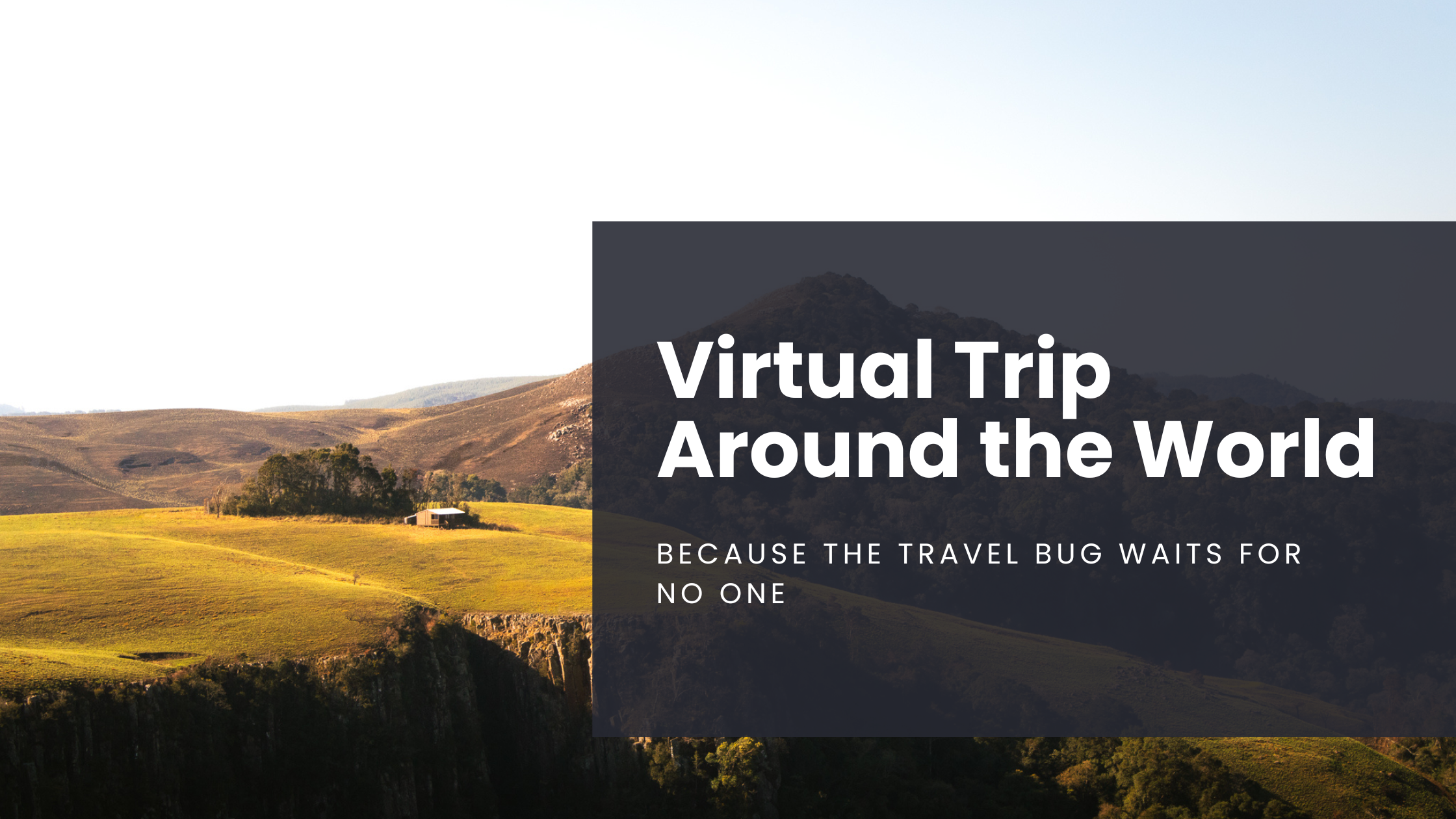 A lone cabin sits atop a mountain Howick, South Africa