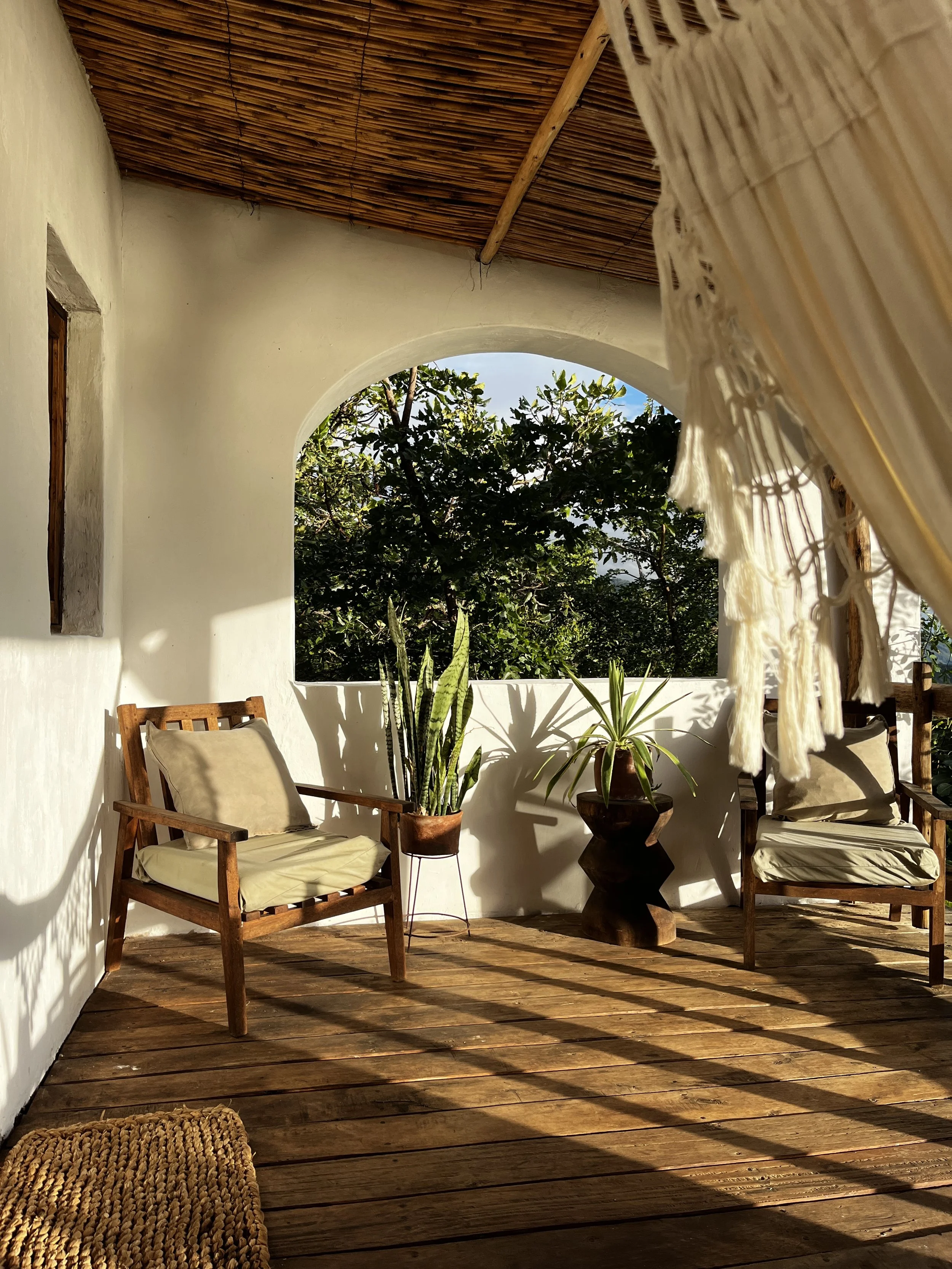 Outdoor patio, Livingstonia, Malawi