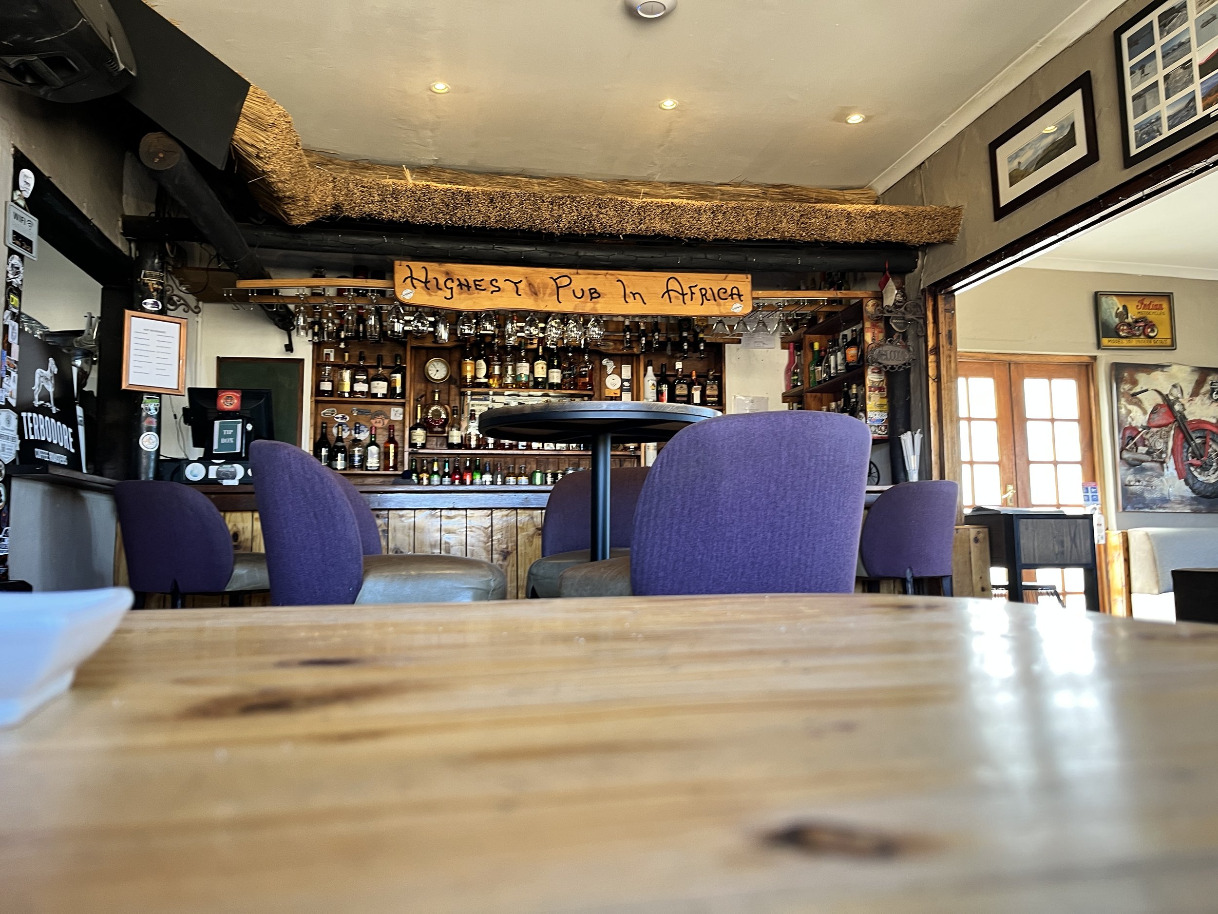 The Highest Pub in Africa at Sani Mountain Escape, the top of Sani Pass in Lesotho