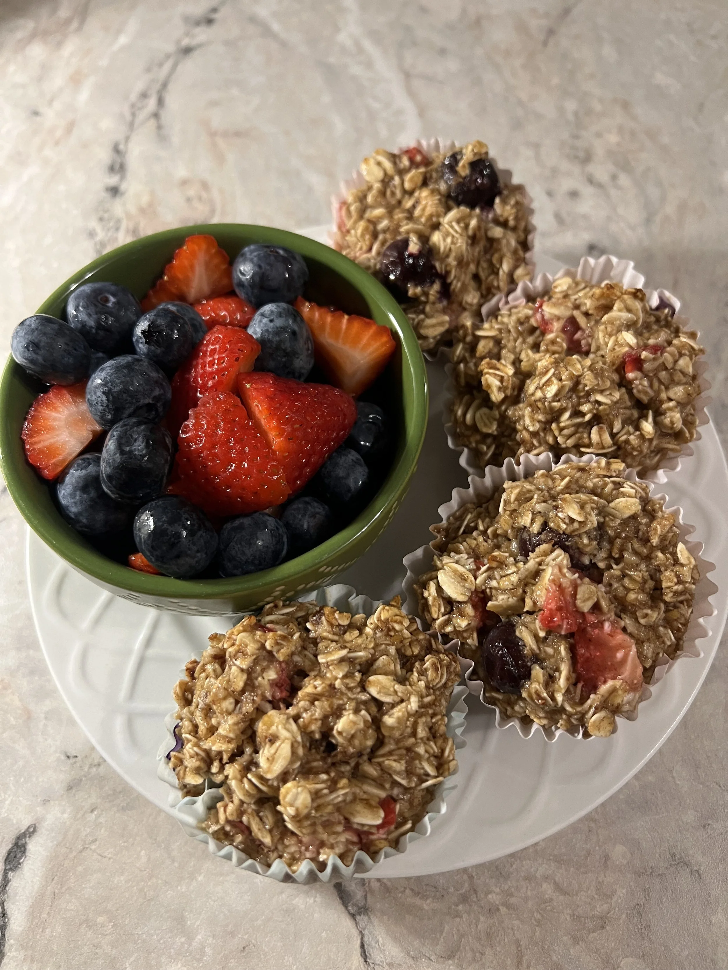 Berry Oat Muffins - 1/2 dozen