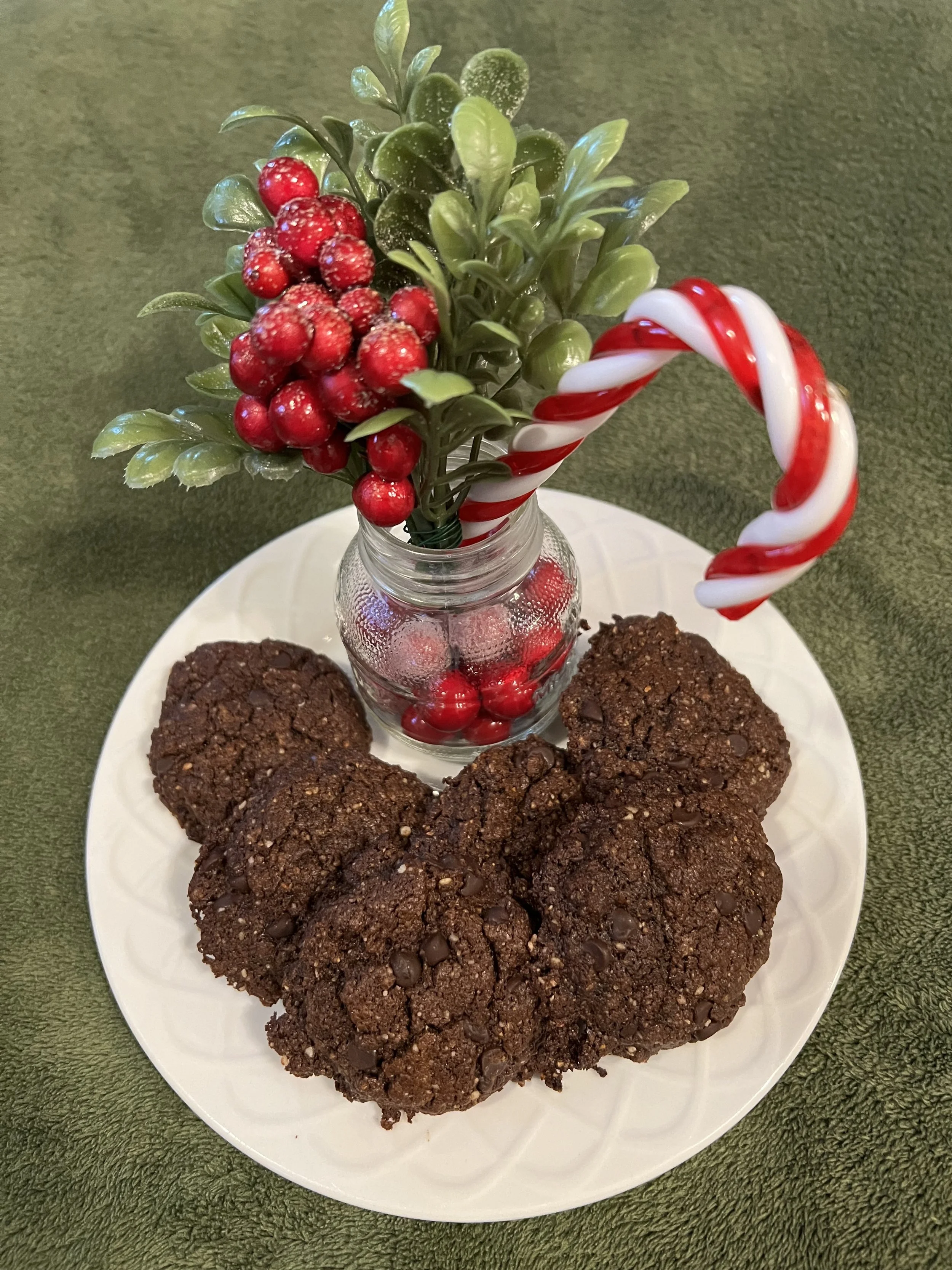 Chocolate Peppermint Cookies - 1/2 dozen