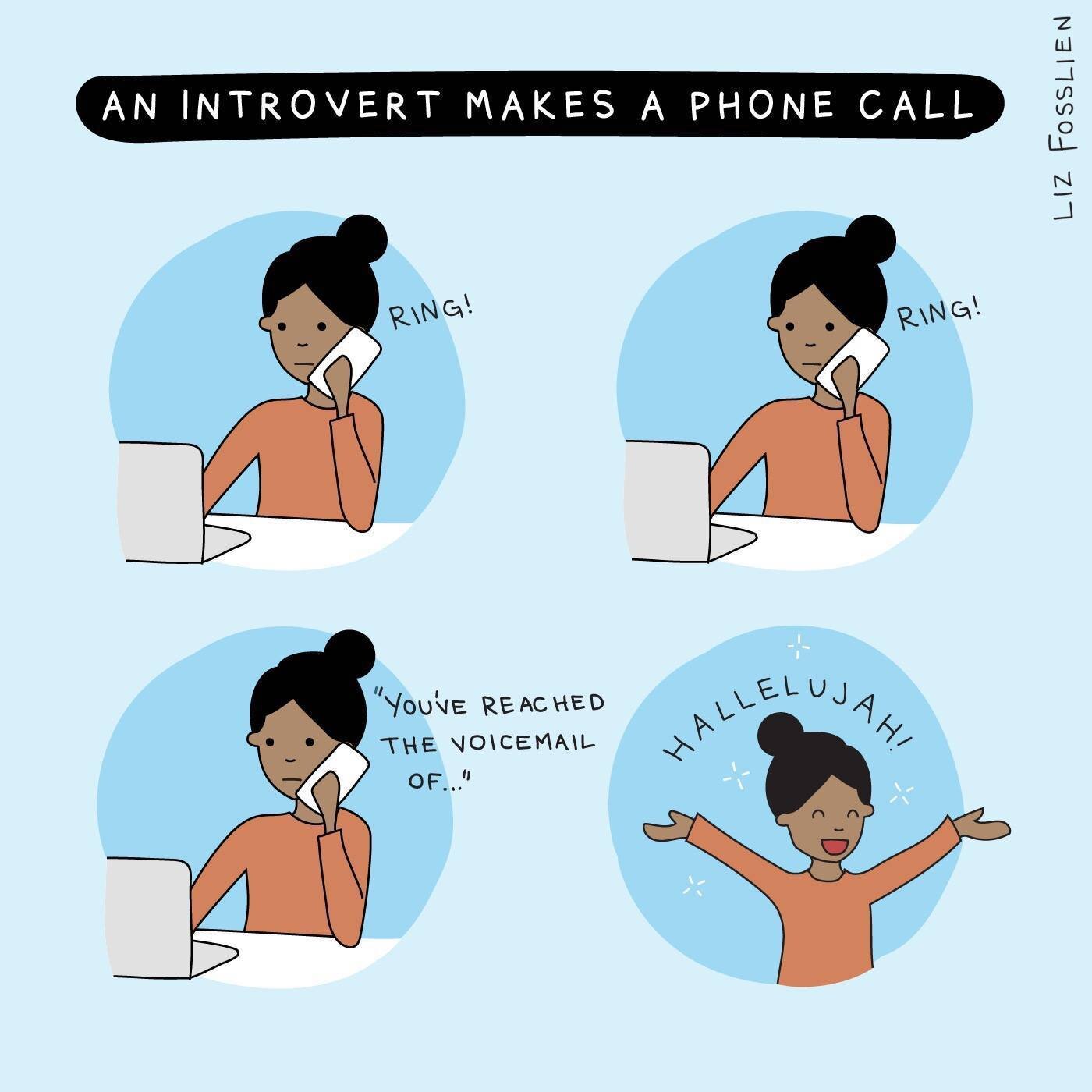 What It's Like In An Introvert's Head (By Liz Fosslien and Mollie