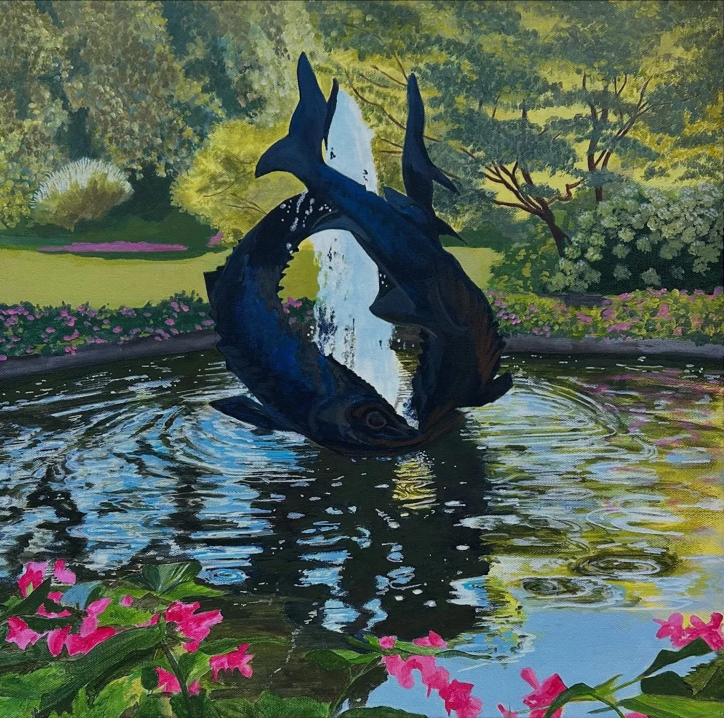 Butchart Gardens Fountain