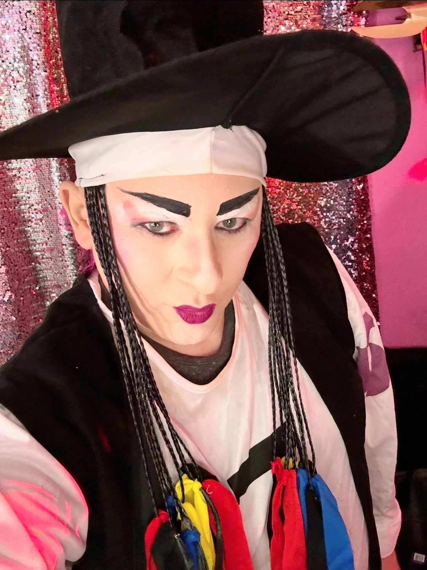 Throwback Thursday dressed as classic Boy George for Halloween. #boygeorge